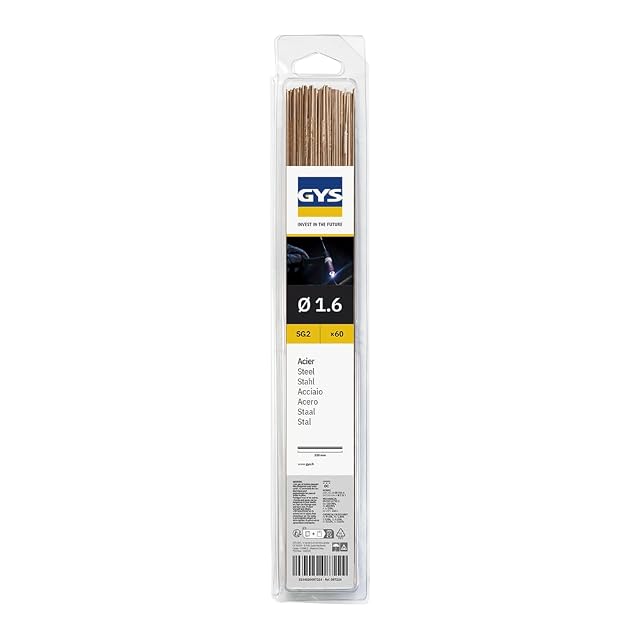 GYS Varillas TIG de acero Ø 1,6 × 330 mm, fotografía de producto
