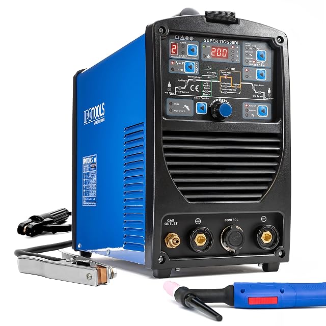 Soldadora TIG CA/CC IPOTOOLS SUPERTIG 200DI, fotografía de producto
