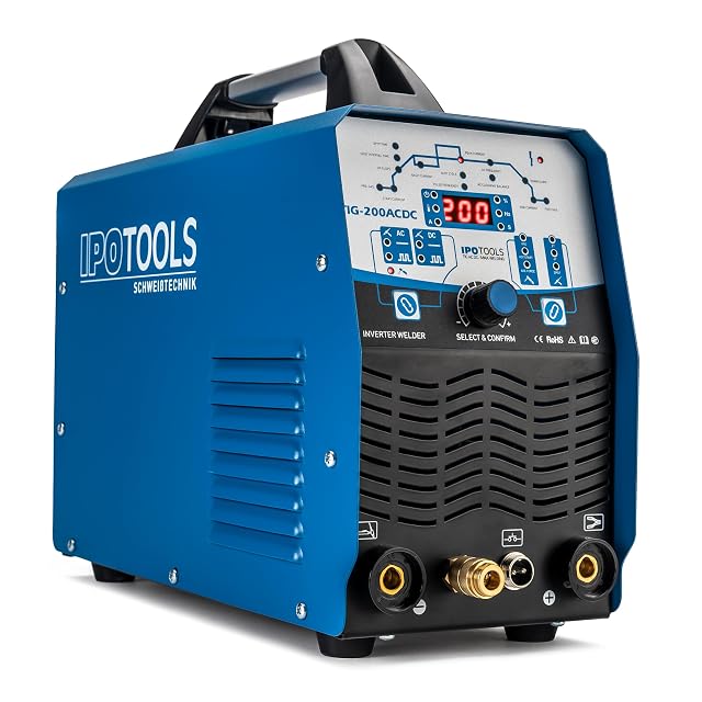 Soldadora TIG CA/CC IPOTOOLS TIG-200ACDC, fotografía de producto