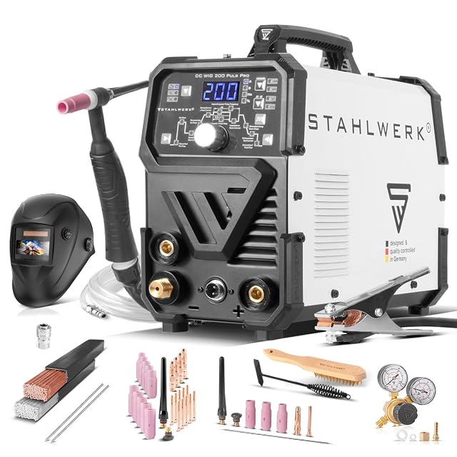 Soldadora TIG STAHLWERK DC WIG 200 Puls Pro, fotografía de producto