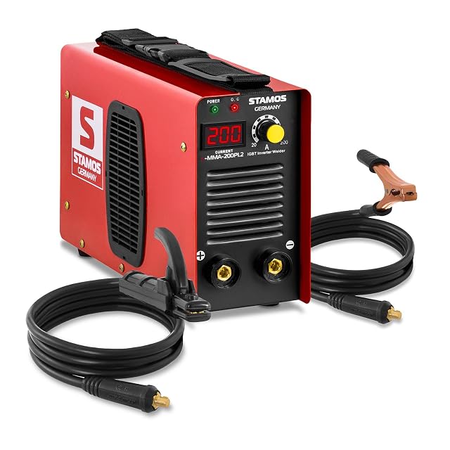 Soldadora de electrodo Stamos S-MMA-200PI.2, fotografía de producto