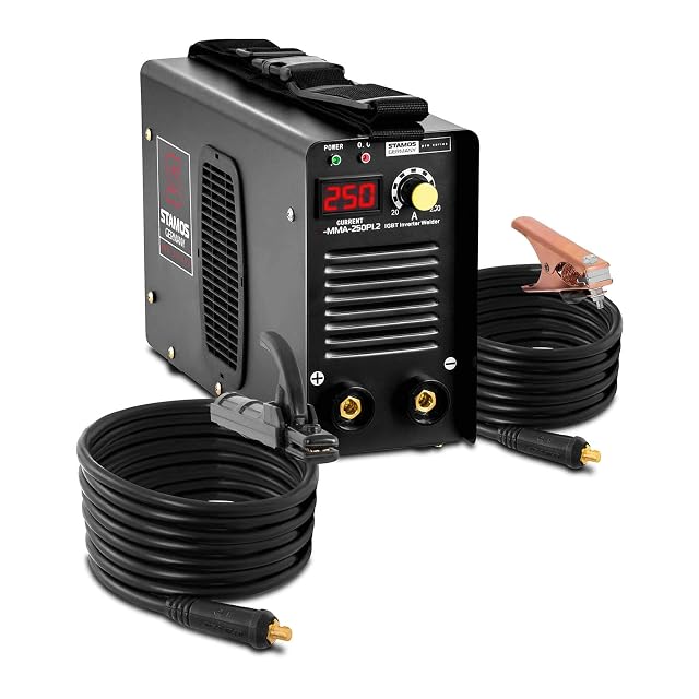 Soldadora de electrodo Stamos S-MMA-250PI.2, fotografía de producto